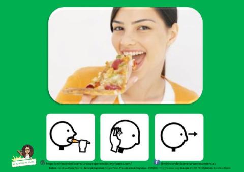 ¿qué hace? ver, oir, comer