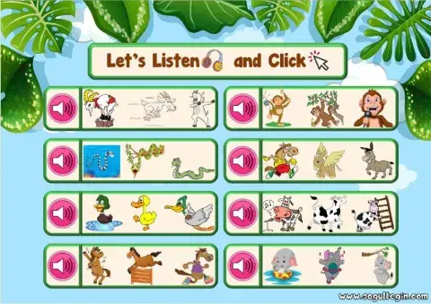 2.10. Animals - Let's Listen and Click 2