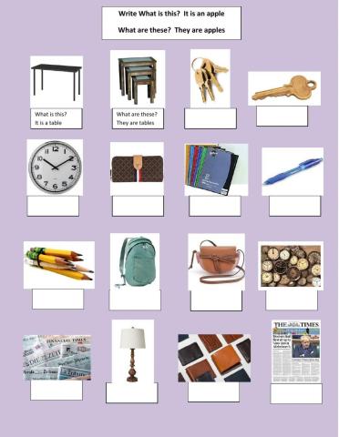 What is this? What are these?