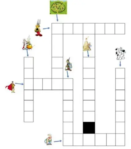 Sopa de letras Asterix