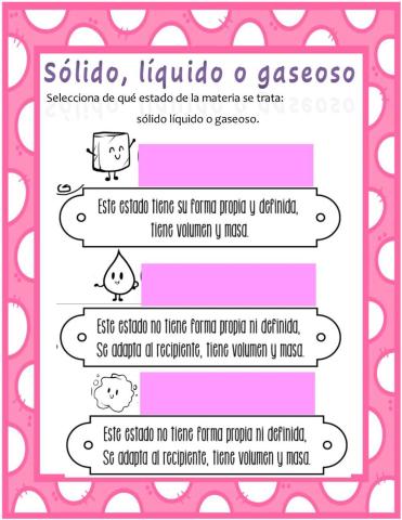 Sólido, líquido o gaseoso 2