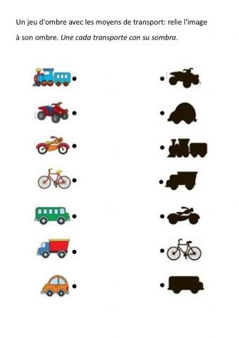 Trasnportes terrestres en francés