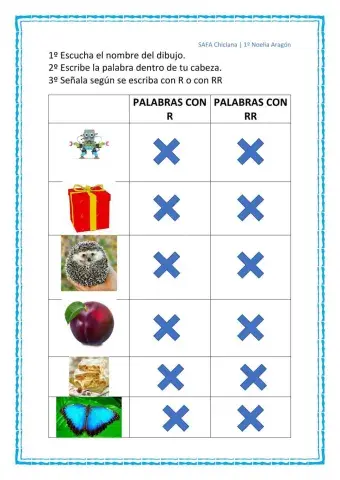 01.Palabras con R y RR