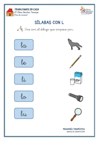Sílabas con L