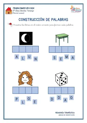 Construcción de palabras