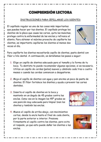 Comprensión lectora 4º