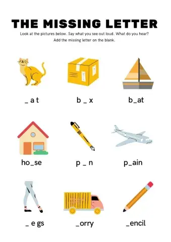 The missing letter 2