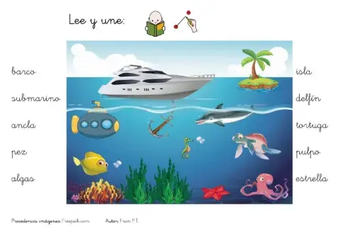 Silabas inversas y trabadas: Mar