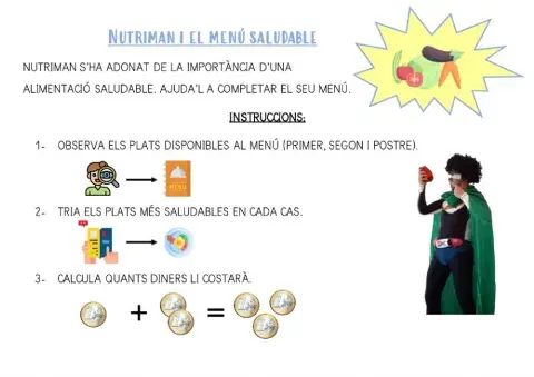 El menú saludable de Nutriman