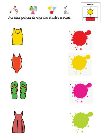 Verano: prendas de vestir