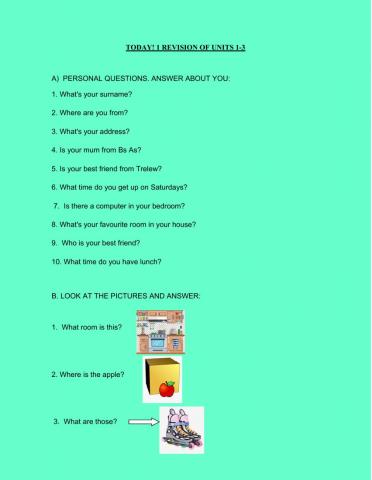 Personal information