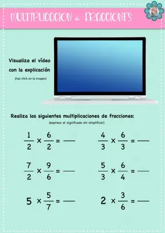 Multiplicación de fracciones