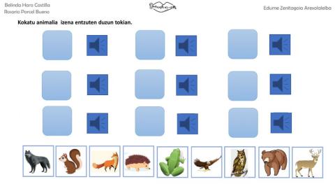 Hiztegia: Basoko animaliak