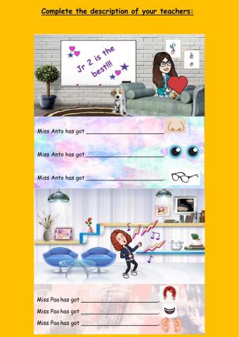 Describe your teacher