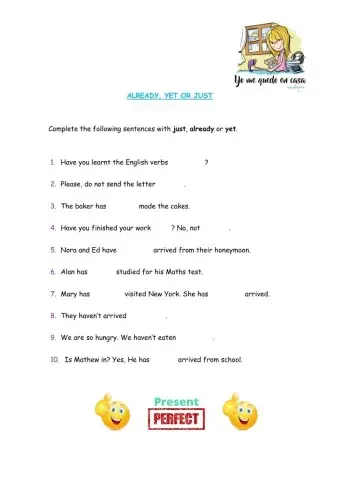 Already, yet and just