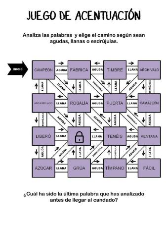 Juego de acentuación