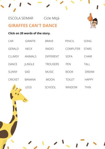 Giraffes can't dance 8