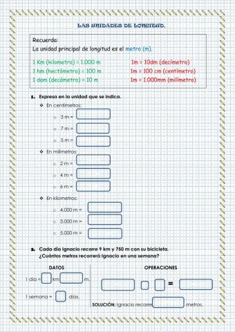 Repaso unidades de medida