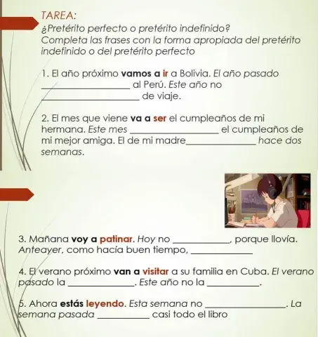 Pretérito Perfercto - Pretérito Indefinido