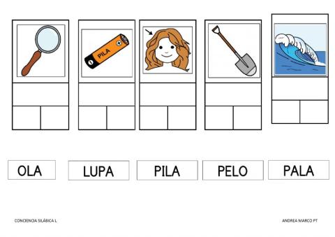 Conciencia silábica L