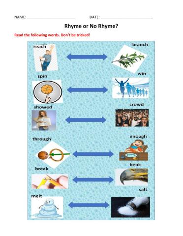 Rhyme or No Rhyme 2?