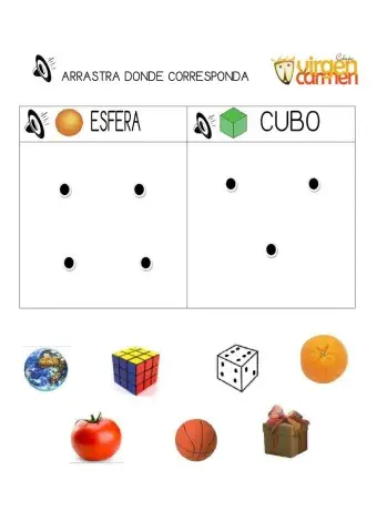 Arrastra las formas geometricas