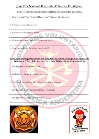 Fire-fighters National Day