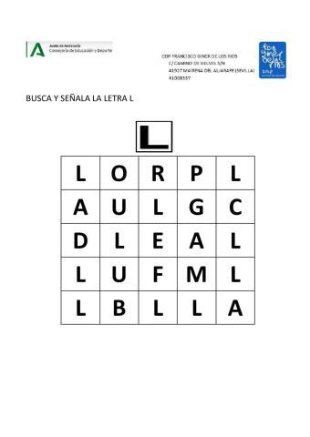 Letra L