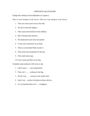 Worksheet