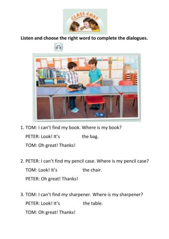 Prepositions (act out)