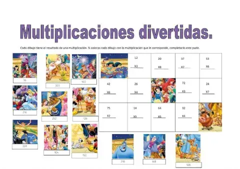 Multiplicaciones Divertidas