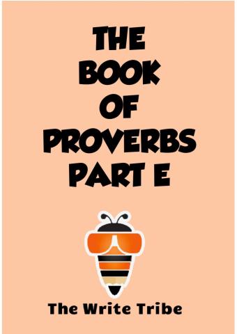 Proverbs workbook part e