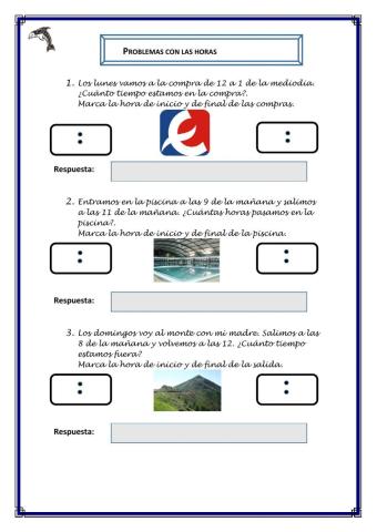 Problemas con horas