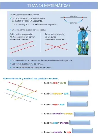 Paralelas y secantes