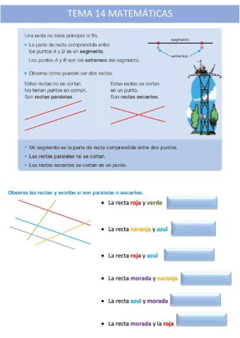Paralelas y secantes