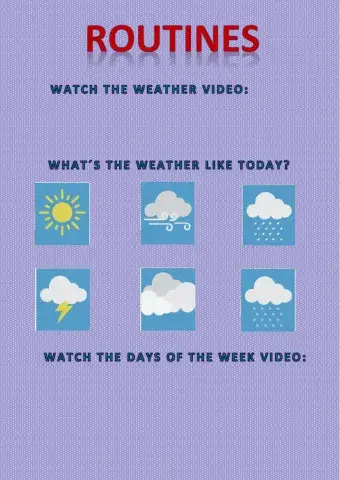 Routine review chart