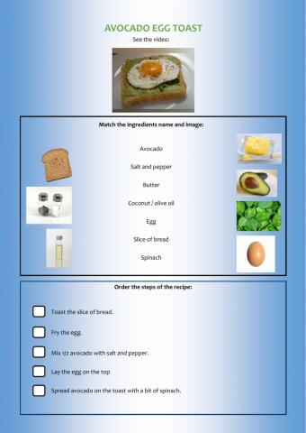 Avocado Egg toast Recipe