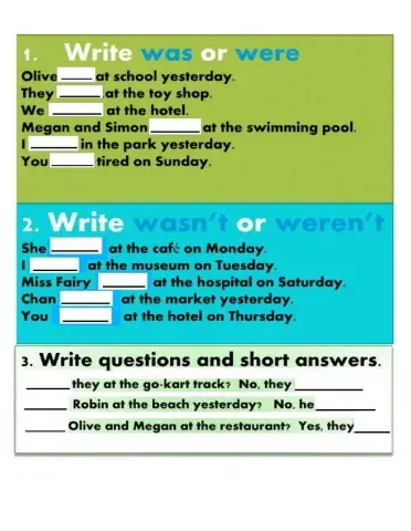 Affirmative.Negative,Interrogative in the Past Simple