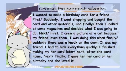 2) Birthday Card