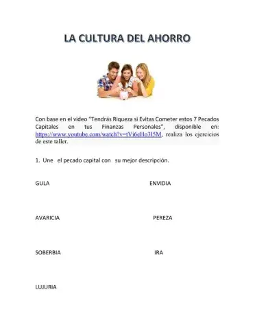 Los 7 pecados capitales en las finanzas personales