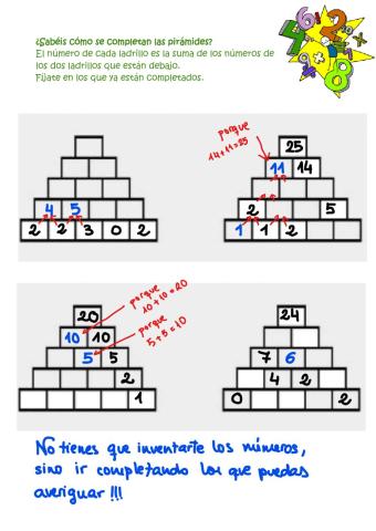 Pirámides numéricas