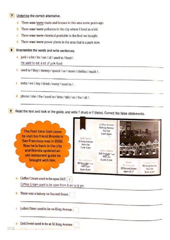 Used to - There was-there were