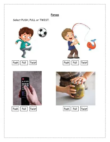 Push or Pull or Twist