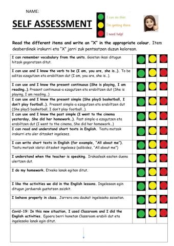 LH6 self assessment