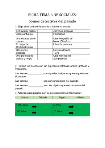 Tema 6 de sociales