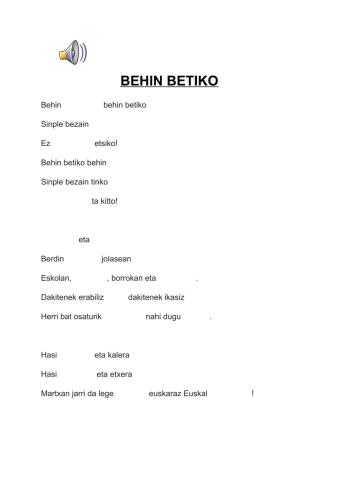 Behin Betiko