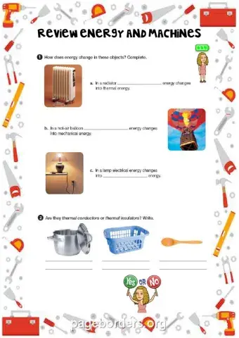 Review energy and machines