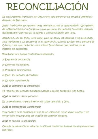 Sacramento de Reconciliación