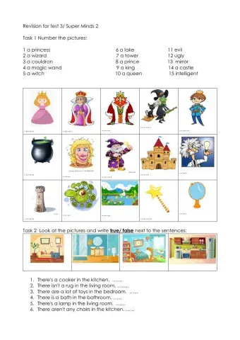 Revision for test 3 Super Minds 2