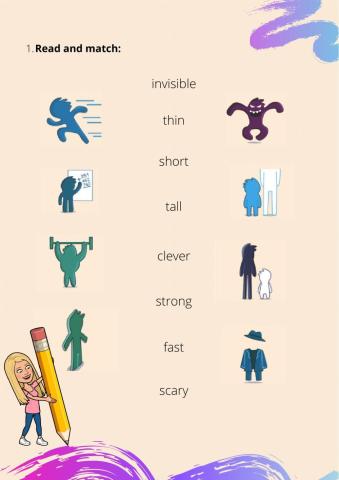 Adjetives vocabulary
